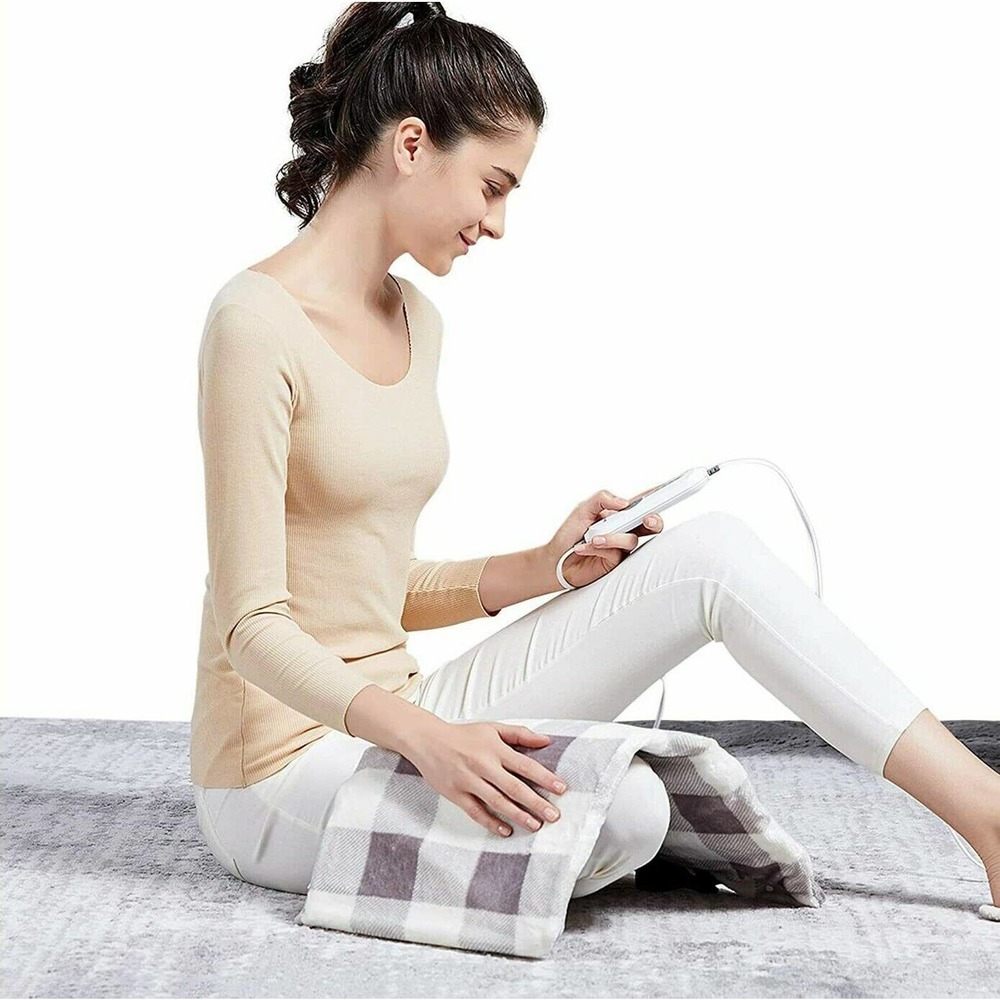 XL (12'' x 24'') Electric Heating Pad for Back Pain and Cramps Relief, Equipped
